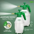thumbnail image 5 of Garden Pump Sprayer, Handheld Bottle Mist Water Sprayer, Hand Pressure Home Cleaning Plant Lawn Sprayer w/Safety Valve & Adjustable Bronze Nozzle, 0.8 Liter/1 QT/.21 Gallon/27 Ounces, 5 of 10