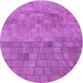 thumbnail image 1 of Ahgly Company Machine Washable Indoor Square Transitional Bright Neon Pink Purple Area Rugs, 3' Square, 1 of 7