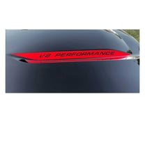 Chevy Silverado Red V8 PERFORMANCE Hood Decals 2019-2026 Set of 2 GM Licensed