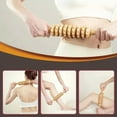 thumbnail image 2 of BYXAS 2 Pcs Wood Massage Tools Gua Sha Board Inches Handheld Wooden Scraper Massage Rollers Large Lymphatic Drainage Tool for Release Cellulite Sore Muscle, 2 of 5