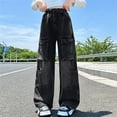 thumbnail image 4 of THJRPQJFD Girls Size 10 Jeans Plus Size Wide Leg Jeans 5t Jeans Boys Wide Yoga Pants Funny Birthday Gifts Girls Clothes 12-18 Months Clothes, Black 12-13 Years, 4 of 9