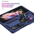 thumbnail image 6 of Samsung Galaxy Z Fold 3 Case,Galaxy Z Fold 3 5G Case,[Military Grade] 16ft. Drop Tested Cover with Magnetic Kickstand Car Mount Protective Case for Samsung Z Fold 3, Blue, 6 of 7
