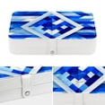 thumbnail image 4 of Israel PU Leather Travel Jewelry Organizer Box with Removable Compartment and Bracelet Holder, 4 of 6