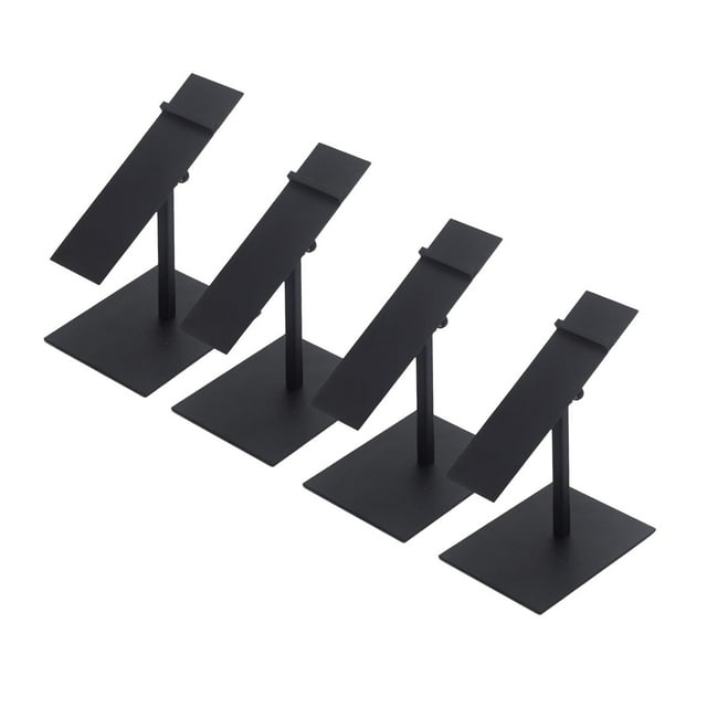 Estante de Exhibición de de Metal de 4 Piezas, Soporte Ajustable para Tienda, Soporte de Almacenamiento, Sandalias
