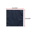 thumbnail image 3 of INSPIRE CHIC Men's Handkerchiefs Pocket Squares Classic Little Grid Texture For Wedding Navy Blue One Size, 3 of 4