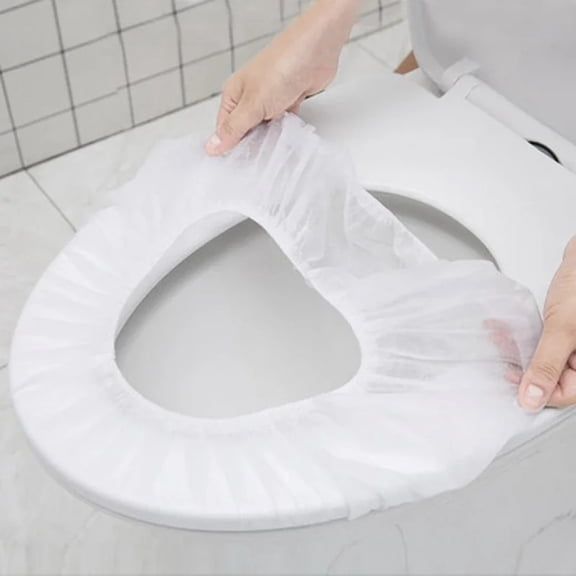 5/10pcs Disposable Toilet Seat Cover WC Toilet Mat Biodegradable Travel Camping Hotel Toilet Paper Pad Bathroom Accessories