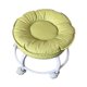 thumbnail image 5 of Taburete bajo con ruedas, silla giratoria, para hombre y mujer, taburete multiusos con verde, 5 of 9