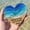 C, variant on Inspirational Heart-Shaped Resin Beach Art Decor, Ocean Wave Desk Ornament, Motivational Gift for Teachers, Nurses, Unique Appreciation Keepsake, Never Forget The Difference You Make