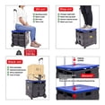 thumbnail image 2 of Gorra plegable de 36 kg con tapa rápida de Rolling Crate Adbest products., 2 of 5