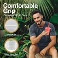 thumbnail image 4 of GREEVIRO Compostable Clear Plastic Cups, Reusable & Disposable, 12 Oz, 100 Pack, 4 of 9