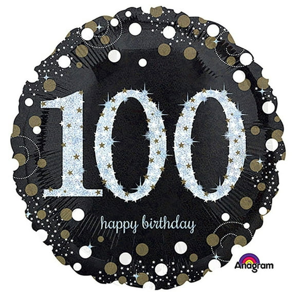 Amscan 3374401 100th Birthday Foil Balloons