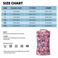 thumbnail image 6 of Haiem Men's Colorful Cute French Bulldog Print Tank Tops Summer Sleeveless Cut Off Workout T-Shirts Fitness Vest Athletic Undershirts-Small, 6 of 8