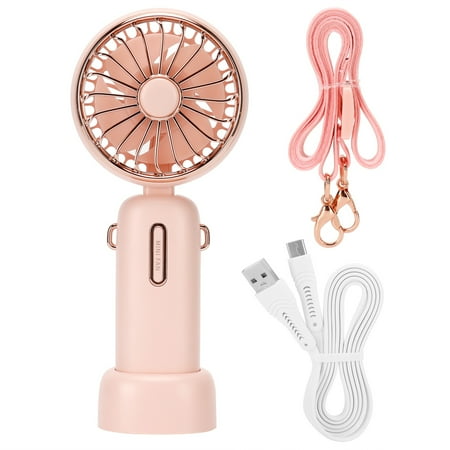 

Greensen 3 Gears Handheld Fan Portable Table Cooler Fan With Detachable Lanyard Mini Portable Fan