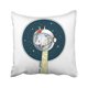 thumbnail image 1 of ABPHQTO Astronauta jirafa en el espacio exterior Animal Kid Cool Funny Flight Night Planet Doodle Funda de almohada Funda de almohada 40x40 cm, 1 of 1