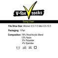 thumbnail image 3 of V-Toe Wool Light Grey Casual or Hiking Flip-Flop Tabi Big Toe Chaco Socks, 3 of 7
