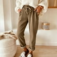 thumbnail image 2 of Juslio Womens Pants High Waist Vintage Corduroy Casual Comfortable Straight Pants, 2 of 7