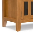 thumbnail image 2 of Artisan 72 inch Wide Solid Wood TV Stand in Honey Brown For TVs up to 80 inches, 2 of 15