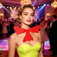 thumbnail image 5 of Adjustable Red Neck Bow Prop, Oversized Bow Tie Accessory for Stage Performances, Halloween Costumes, and Themed Parties, 5 of 9