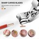 thumbnail image 2 of Ergonomic Toenail Clippers for Seniors with Angled Head Design Easy to Use Foot Care Tool, 2 of 4