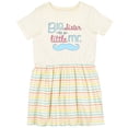 thumbnail image 3 of Inktastic Big Sister to a Little Mr Girls Toddler Dress, 3 of 5