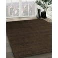 thumbnail image 3 of Ahgly Company Machine Washable Indoor Rectangle Abstract Dark Brown Area Rugs, 7' x 10', 3 of 7