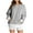 Gray, variant on Women's Oversized Sweater 2024 Casual Fall Crewneck Sweaters Juniors Comfy Long Sleeve Loose Colorblock Sweatshirts Ribbed Knit Pullover Tops,Khaki,Large