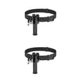 thumbnail image 1 of Greeniant Soporte para caña de pescar, soporte para cinturón, estante para poste, barco de mar portátil, lago, soporte para carrete de Negro 2piezas, 1 of 6