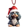 thumbnail image 2 of Decoración Del Hogar con Forma de Perro Plano, Decoración Del Árbol de Navidad., 2 of 4