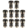 thumbnail image 1 of Adaptador de mandril de pinza eación de 10 piezas, moderno y duradero, de 1/4 "para recortar, fresadora Macarena Máquina de grabado Portabrocas, 1 of 6