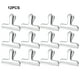 thumbnail image 3 of Cateissary 12x Juego de clips de sellado para alimentos frescos con clips metálicos resistentes Clips para bolsas de acero inoxidable Clips de Type3 NO3, 3 of 6