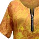 thumbnail image 5 of Pntutb mujer cuello en V verano moda manga corta Casual cremallera top camiseta Pntutb Pntutb-6247, 5 of 5