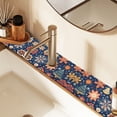 thumbnail image 2 of Yayeee Faucet Mat for Kitchen Sink 30" Diatomite Long Splash Guard Pad, Christmas Splendor, 2 Pack, 2 of 7
