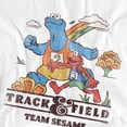 thumbnail image 2 of Sesame Street Track & Field Women's T Shirt, White, 2X-Large, 2 of 4
