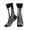 2 Black-2, variant on Athletic Socks Tuxedo Tie Printed Suit Sport Running Calf Socks Crew Socks for Men Women
