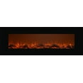 thumbnail image 4 of Onyx XL 72" Wide Wall Mounted Electric Fireplace - Black, 4 of 4