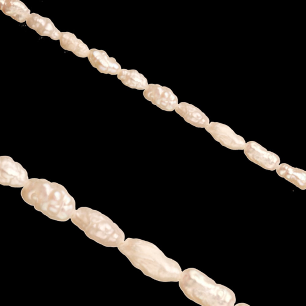 Freshwater Pearl Beads 4-5mm x 5-6mm High Quality Off White Nugget Pearls