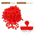 thumbnail image 2 of Uxcell 20 Yards Pom Pom Ball Fringe Trim Ribbon Sewing Trim DIY Crafts, 8mm Red, 2 of 6