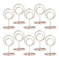 thumbnail image 1 of 10Pcs Numéro de Table Titulaire de Note de Mariage Titulaire de Note avec Support de Carte de Décoration de Base Élégant Cercle de Style Titulaire de Carte de Visite, 1 of 8