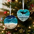 thumbnail image 4 of Taicans ‌Ocean Themed Christmas Tree Ornament - Beach Wave Design with Starfish & Sand,Xmas Tree Hanging Decor,Holiday Gift for Friends‌, 4 of 4