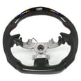 thumbnail image 4 of Carbon Fiber Perforated Nappa LED Car Steering Wheel Fit for Infiniti G37 2009-2013, 4 of 7