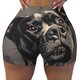 thumbnail image 2 of Fotbe Vintage Dog Illustration Shorts Sin Costuras – Shorts Deportivos de Cintura Alta para Mujer, Elásticos para Gimnasio, Yoga, Running o Ciclismo-Large, 2 of 8