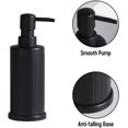 thumbnail image 5 of SJsee Dispensador de jabón negro, botella con bomba fácil de apretar de 240 ml, dispensador de loción y jabón de metal inoxidable oso de fresa Electrónica, 5 of 5