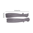 thumbnail image 3 of Dark Gray 21.1 Inch Ice Silk Cooling Arm Sleeves with Thumb Hole for Men Women, UPF 50+ UV Sun Protection Loose Fit Sport Sleeves, 1 Pair, 3 of 7