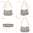 thumbnail image 7 of FORMRS Womens Shoulder Bag with Chain Strap Clutch Purse Cute Tote Handbag, Blue Dice Pattern, 7 of 7