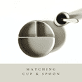 thumbnail image 3 of Love & Adore Suction Round Silicone Plate with Matching Cup (Concrete), 3 of 5