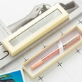 thumbnail image 5 of Exquisite Pencil Case Lining Design Paper Visible Transparent Window Pen Gifts Case for Daily Pink Paper, 5 of 6