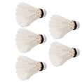 thumbnail image 1 of Badminton Ball, Durable Resistant To Hitting  Quality Duck Feathers Straight And Thick  For Sports, 1 of 8