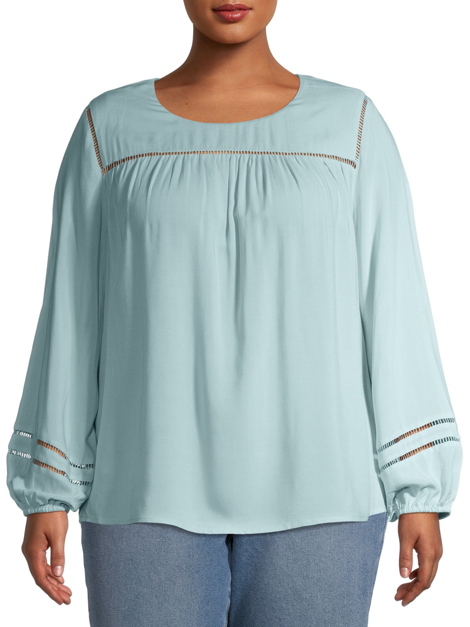 walmart plus size blouses