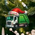 thumbnail image 4 of Personalized Garbage Truck Shape Ornament, Customized Name Truck Lover Christmas Ornament 2025, Unique Waste Management Vehicle Xmas Decor Ornaments Gift for Son Grandson Grandkids Birthday Holiday, 4 of 5