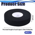 thumbnail image 2 of HXRH 10 Rolls Athletic Finger Tape -0.3Inch x 32-Feet Football Athletic Tape for Fingers Hands Toes Skin-Friendly Sports Tapes for Outdoor Sports(Black), 2 of 7